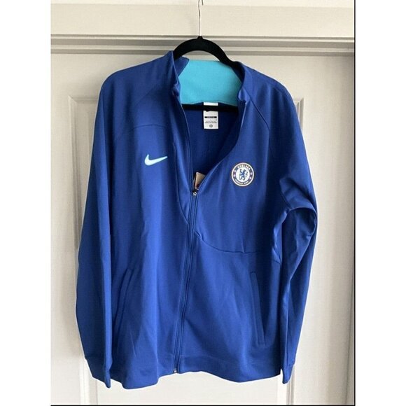 Nike Chelsea F.C. Academy Pro Football Soccer Jacket Men's Size L DM2906-495‎ - Picture 3 of 11